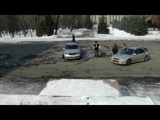 harlem shake on an old square (almaty)